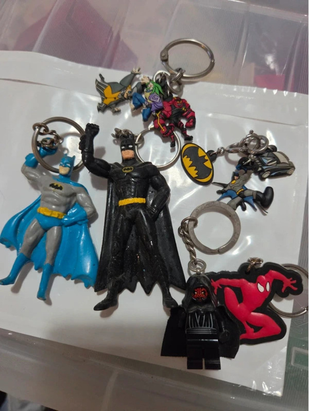 Superhero keychains set 6